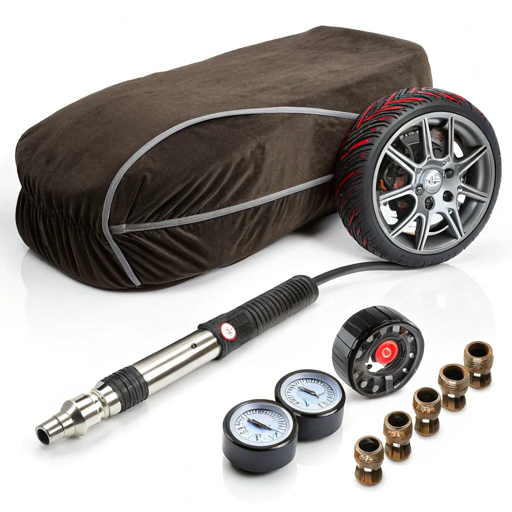 Display of premium car accessories